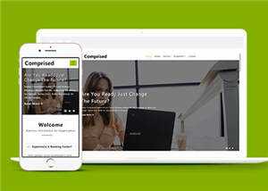 企业合作商务展示HTML网页模板下载 - 觅资源