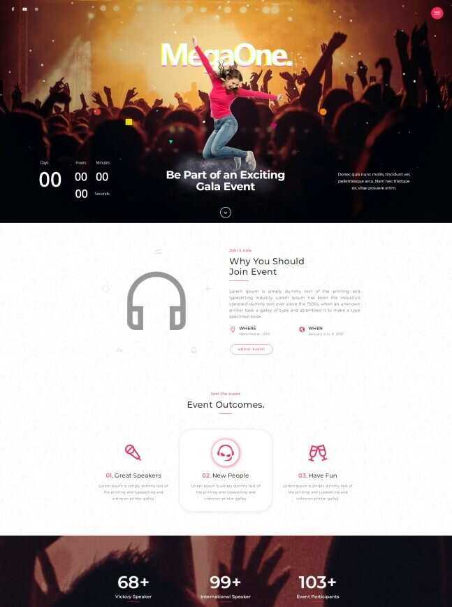 HTML5演唱会票务服务网站模板 - 觅资源