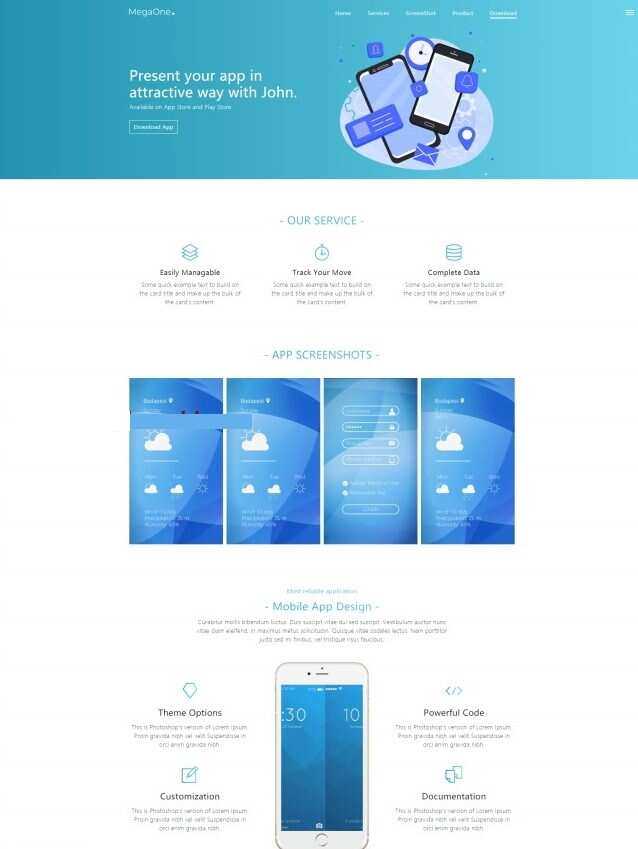 APP应用程序开发公司网站html模板 - 觅资源