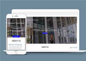 项目产品解决方案HTML网页模板下载 - 觅资源