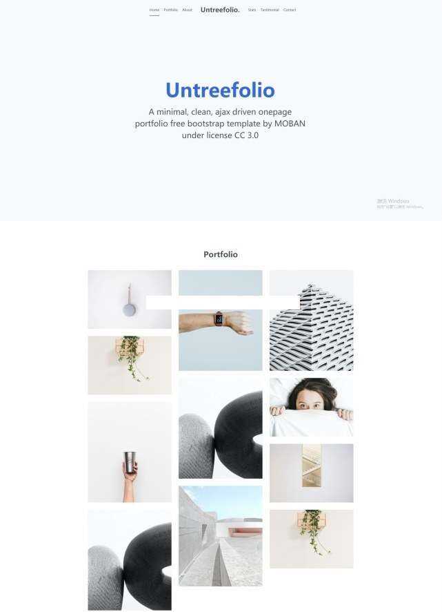 UI网页设计公司Bootstrap模板 - 觅资源