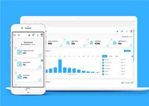 电商后台系统框架管理模板下载 - 觅资源