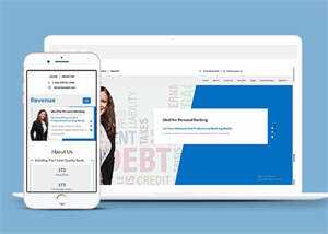 商务咨询金融服务公司模板源码 - 觅资源