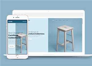 家居品牌公司响应式网页模板下载 - 觅资源