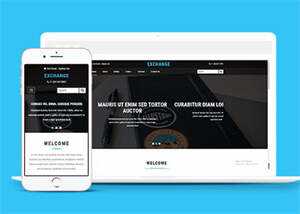 简洁大气图书印刷企业网站模板 - 觅资源