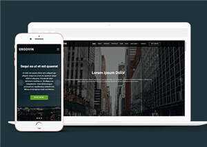 创意咨询代理公司响应式网页模板 - 觅资源