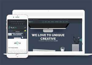 创意设计机构单页源码模板下载 - 觅资源