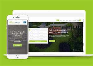 房地产销售中介网站模板源码下载 - 觅资源