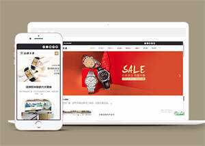 品牌钟表手表类网站前端模板下载 - 觅资源