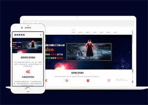 LED显示屏光源类网站前端模板下载 - 觅资源