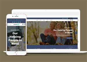 老年人养老保险HTML5网页模板下载 - 觅资源