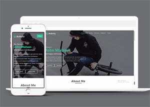 响应式自行车设计公司网站模板 - 觅资源