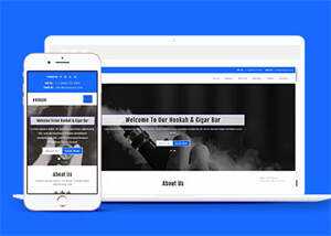 宽屏雪茄烟草公司网站模板下载 - 觅资源