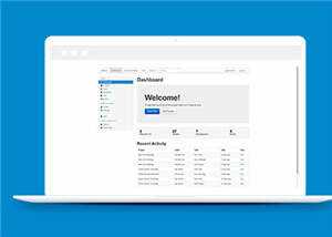 通用响应式Bootstrap后台源码模板下载 - 觅资源