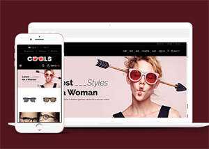 响应式眼镜网上商城HTML5模板 - 觅资源