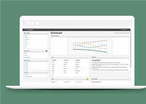 简洁Bootstrap后台源码模板 - 觅资源