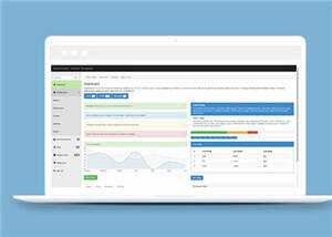响应式后台源码通用管理模板下载 - 觅资源