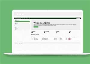 简洁Bootstrap后台源码模板下载 - 觅资源