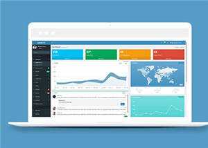 响应式简洁Bootstrap3后台源码模板下载 - 觅资源