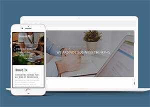 全屏响应式wap菜单模板源码下载 - 觅资源