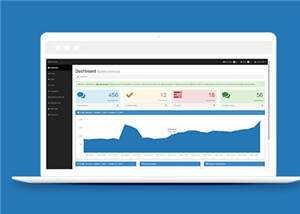 简约后台管理界面源码模板下载 - 觅资源