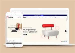 宽屏环保家具公司网站模板下载 - 觅资源