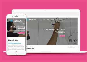 演讲口才培训公司网站模板 - 觅资源