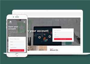 商务拓展企业展示网页源码模板下载 - 觅资源