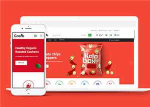 有机食品线上超市网页源码模板 - 觅资源