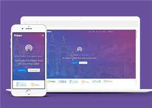 简洁项目介绍展示交互响应式网站模板下载 - 觅资源