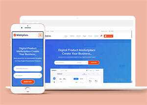 宽屏插件交易网站HTML5模板 - 觅资源