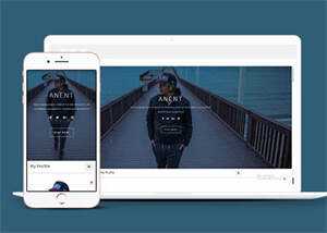 大气网页设计单页类网站模板 - 觅资源