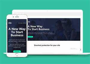 简洁数据挖掘分析网站模板下载 - 觅资源