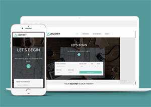 浅蓝色旅行社HTML网站模板下载 - 觅资源