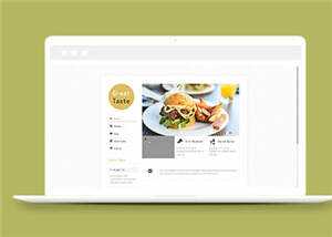 简洁快餐店源码模板下载 - 觅资源