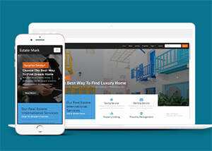 公寓投资企业html网站模板下载 - 觅资源