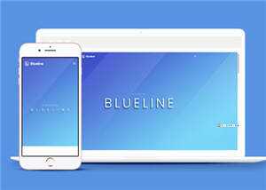 宽屏在线信息展示响应式网页模板下载 - 觅资源