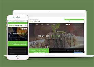 响应式烹饪厨师网站模板下载 - 觅资源