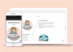 宽屏橙色产品展示企业源码模板下载 - 觅资源