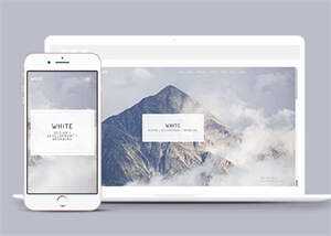 响应式轻量级图片相册HTML模板 - 觅资源