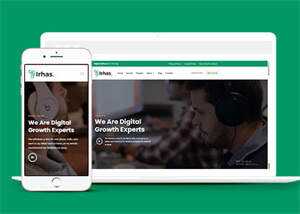 数字软件信息科技公司网站模板 - 觅资源