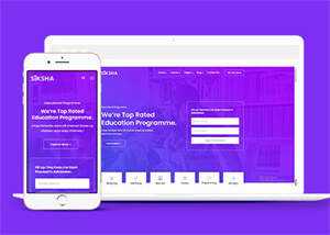 在线课程教育机构网站模板下载 - 觅资源