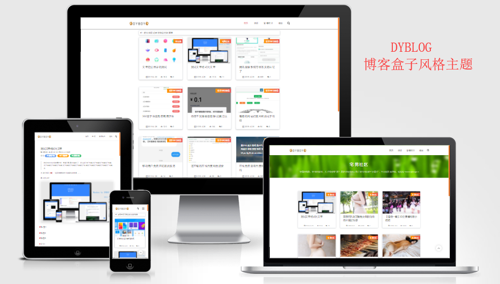 Emlog主题-DYBLOG 个人博客主题模版 - 觅资源