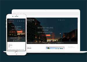 别墅物业管理公司网站模板下载 - 觅资源