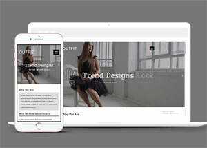 世界服装品牌时尚网站模板下载 - 觅资源