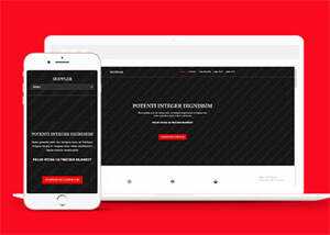 宽屏日出日落摄影网站模板下载 - 觅资源