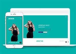 宽屏互联网设计类公司网站模板 - 觅资源