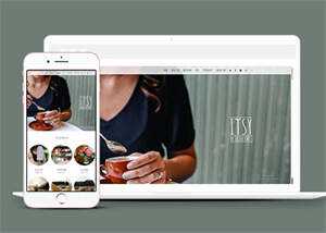 简洁个人休闲博客网页模板下载 - 觅资源