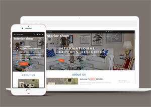 创意室内设计Bootstrap模板下载 - 觅资源