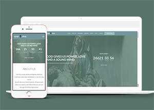 响应式宗教信仰爱好者网站模板 - 觅资源